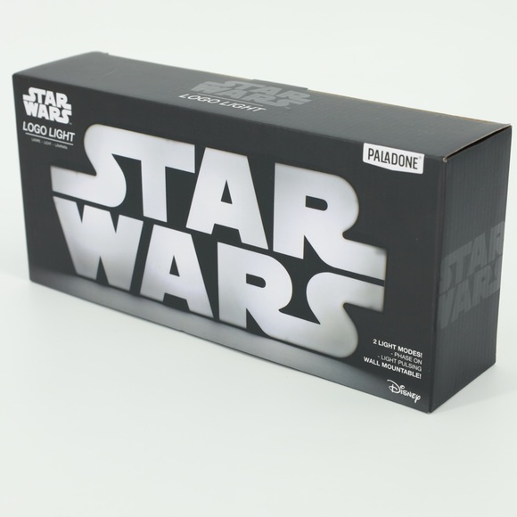 NIB‎ Star Wars Logo Light 2 Modes Wall Mountable Paladone - Picture 1 of 4